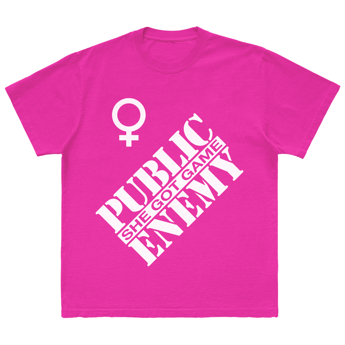 She's Got Game Pink T-Shirt front