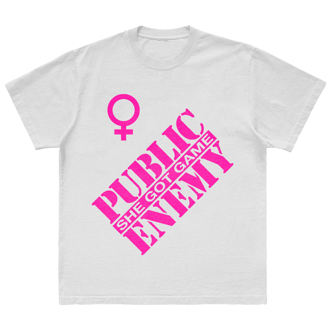 She's Got Game White T-Shirt front
